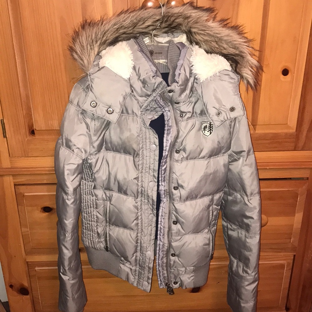 Winter Jacket Fur Hood